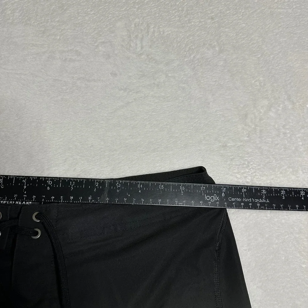 ONeill Hyperfreak Mens Board Shorts Black Grey Ombre Fade Size 34 Swim Trunks